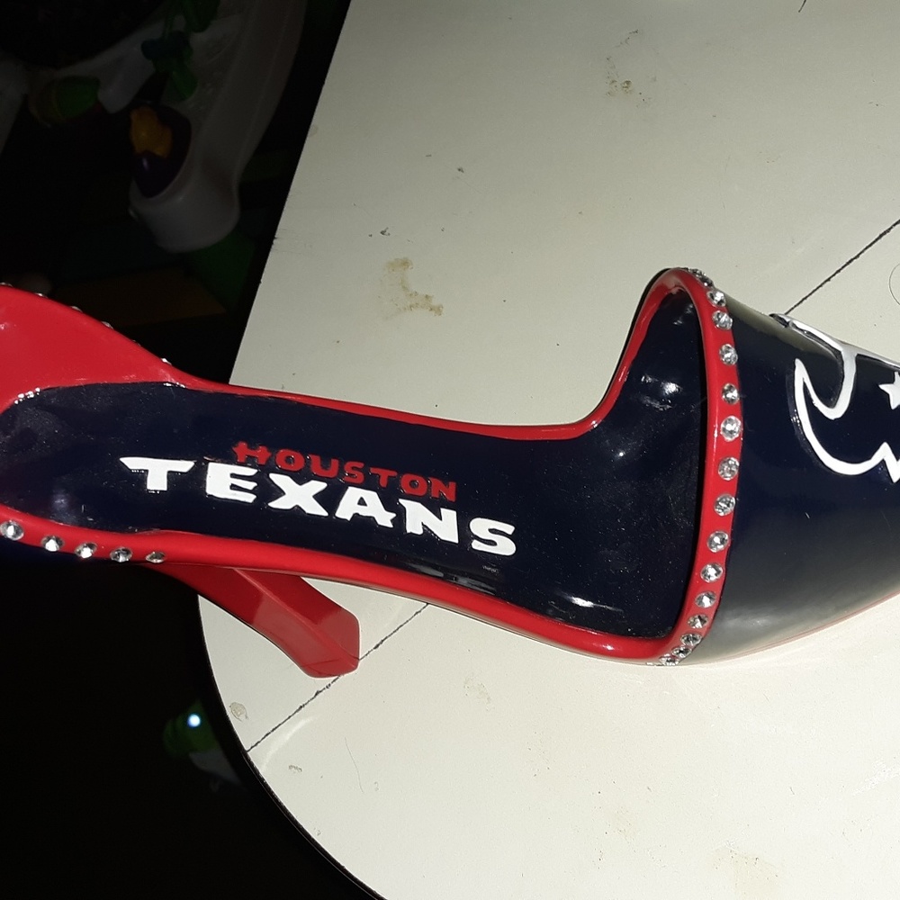 Texans Football brand WINE BOTTLE HEEL HOLDER